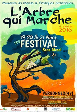 affiche - Arbre qui marche